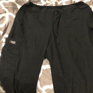 4 xl black scrub pants